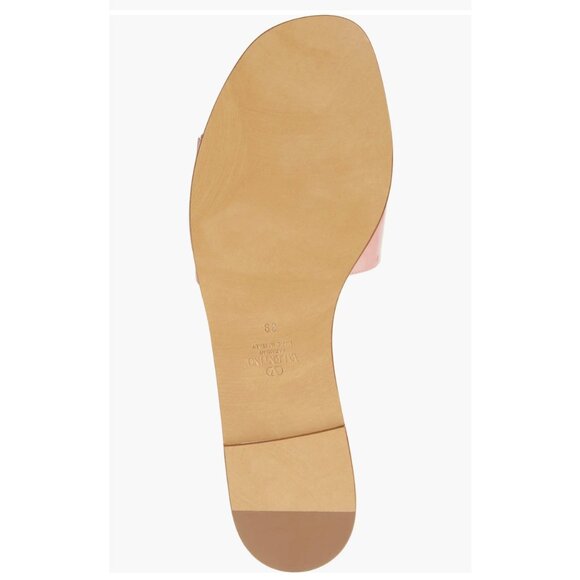 Valentino Garavani VLOGO Signature Slide Sandal Patent Leather DUSTY ROSE 8.5US - Picture 4 of 14